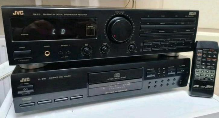 Jvc set rx-212 receiver + cd speler xl-z132, Audio, Tv en Foto, Stereo-sets, Gebruikt, JVC, Ophalen of Verzenden