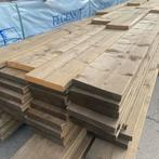 Partij vuren steigerplanken old grey 28x195mm, 5000mm, Ophalen of Verzenden, Zo goed als nieuw, 250 cm of meer, Planken