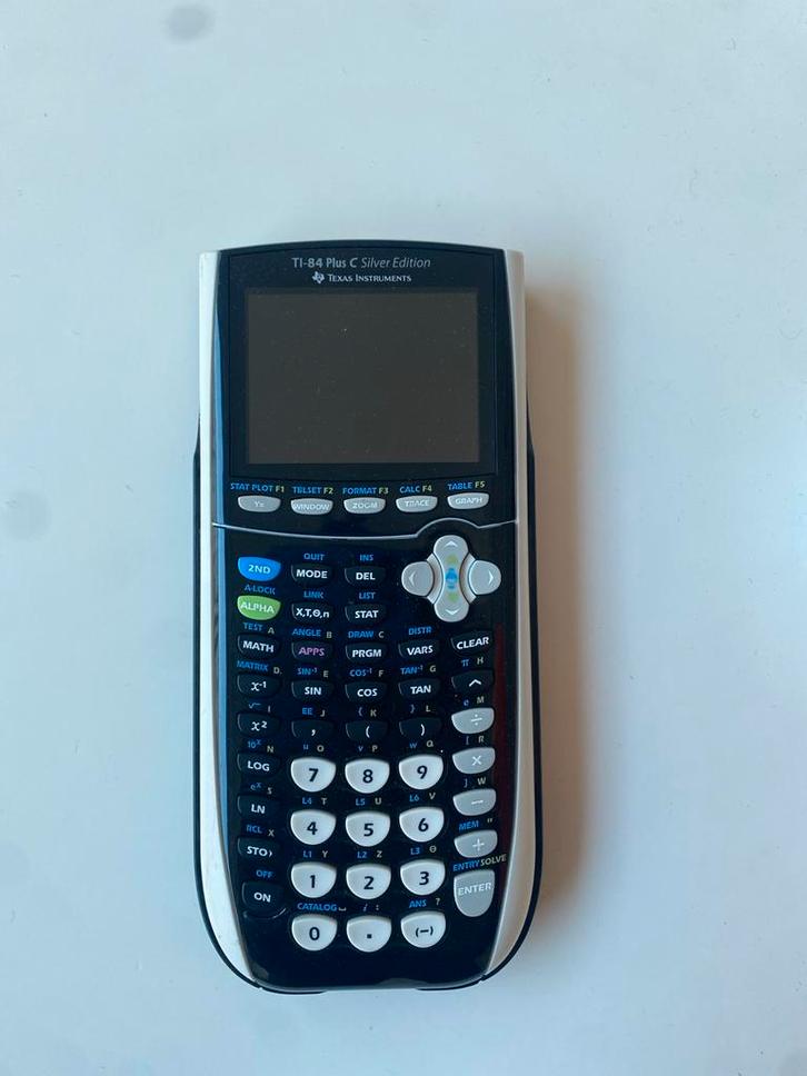 TI-84 Plus Silver Edition Grafische Rekenmachine, Computers en Software, Overige Computers en Software, Gebruikt, Ophalen of Verzenden