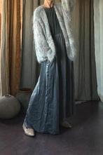 Zijde en mohair royaal vest vib greyish blue toned  m, Ophalen of Verzenden, Zo goed als nieuw, Maat 38/40 (M), Blauw