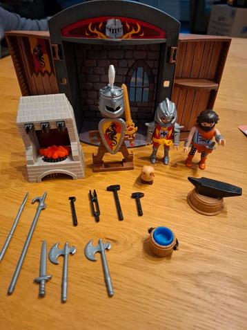 Playmobil 5637 - Drakenridders smederij beschikbaar voor biedingen