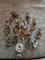 Kerstboom kaarsjes houders antiek, Ophalen of Verzenden, Gebruikt