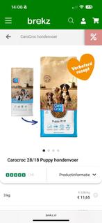 2 zakken van 3KG puppybrokken van Carcocroc, Dieren en Toebehoren, Ophalen of Verzenden, Hond