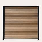 Composiet schutting rhombus teak / triple rhombus / 20 over, Tuin en Terras, Info@compoziet.com, Kunststof, 1 tot 2 meter, Compoziet B.V.
