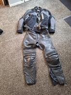 Motorjas zomer doorwaai + leren broek zgan, Motoren, Ophalen, Tweedehands, Dames