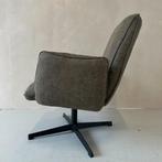 NIEUW - Fauteuil Lugo mosgroen - Ecoleder, Huis en Inrichting, Stoelen, Ophalen, Metaal, Twee, Overige kleuren