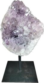 Amethist op standaard - OS3, Verzamelen, Mineralen en Fossielen, Ophalen of Verzenden, Mineraal