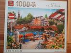 King puzzel 1000 stukjes Amsterdam, Ophalen of Verzenden, 500 t/m 1500 stukjes, Gebruikt, Legpuzzel