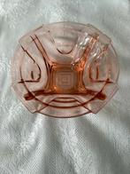 Art Deco Roze schaaltje, vintage, Antiek en Kunst, Antiek | Glas en Kristal, Ophalen
