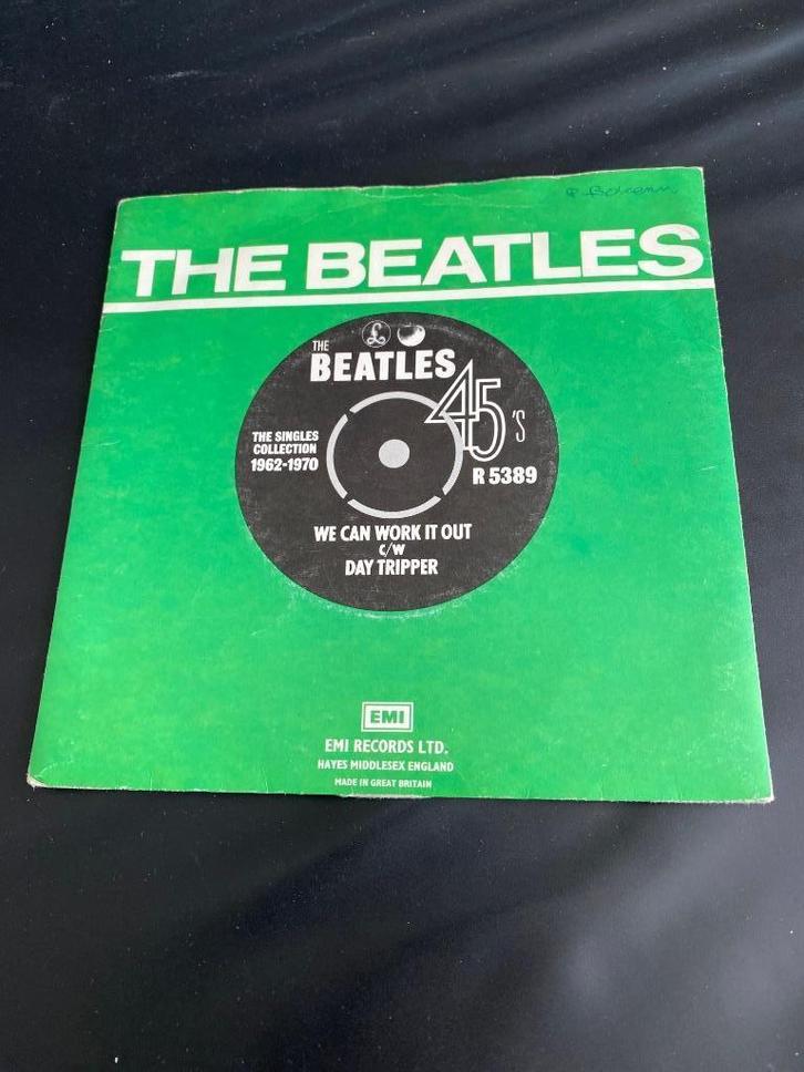 7 VINYL SINGLES THE BEATLES; ENGELSE PERSING; REISSUES, Cd's en Dvd's, Vinyl Singles, Gebruikt, Single, Pop, 7 inch, Verzenden