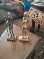 Bronzen Afrikaanse Beelden Set, Antiek en Kunst, Ophalen of Verzenden