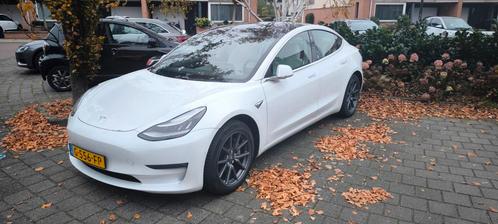 Tesla Model 3 2019 AWD long range Wit, Auto's, Tesla, Particulier, Model 3, Trekhaak, Elektrisch, Sedan, Automaat, Origineel Nederlands