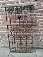 Prachtig groot antiek jaren 30 Frans smeed/gietijzer rooster, Ophalen of Verzenden
