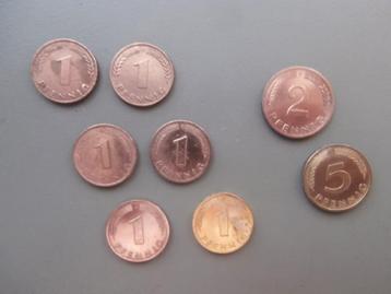 Munten Duitsland 1950 -1978 -1979 -1986 -1989 -1990 beschikbaar voor biedingen