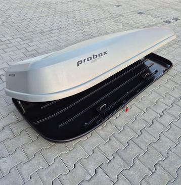 Gebruikte grote Hapro Probox 560 XL grijze dakkoffer skibox  beschikbaar voor biedingen