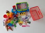 Winkel speelgoedkassa / kassa inclusief mand en artikelen, Kinderen en Baby's, Speelgoed | Overig, Ophalen of Verzenden, Zo goed als nieuw