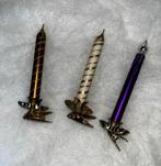 Vintage kerstbal ornament; kaars op knijper, Ophalen of Verzenden, Zo goed als nieuw