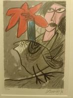 Corneille zeefdruk gelimiteerd handgesigneerd met lijst, Ophalen