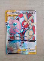 Mega lopunny & Jigglypuff tag team puffy smashers gx, Ophalen of Verzenden, Losse kaart, Zo goed als nieuw