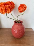 Oranje vaas van aardewerk Sissy-Boy, Aardewerk of Porselein, Oranje, Ophalen of Verzenden, Zo goed als nieuw