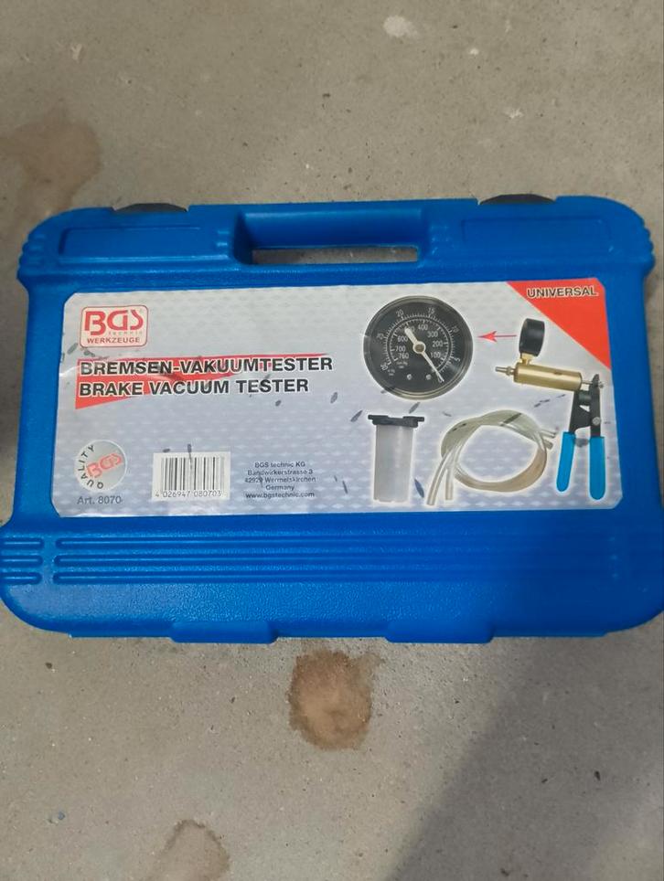 BGS Remmen Vacuüm Tester Set, Auto diversen, Autogereedschap, Zo goed als nieuw, Ophalen of Verzenden