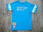 T-shirt blauw maat 158 / 164 shirt korte mouwen, Ophalen of Verzenden, Gebruikt, Jongen, Shirt of Longsleeve