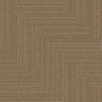 Bruin Beige tapijttegels 25x100cm Interface, Nieuw, Ophalen of Verzenden, Tapijttegels, Bruin