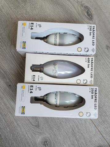 IKEA TRÅDFRI LED Lampen E14 - Set van 3 Nieuw beschikbaar voor biedingen