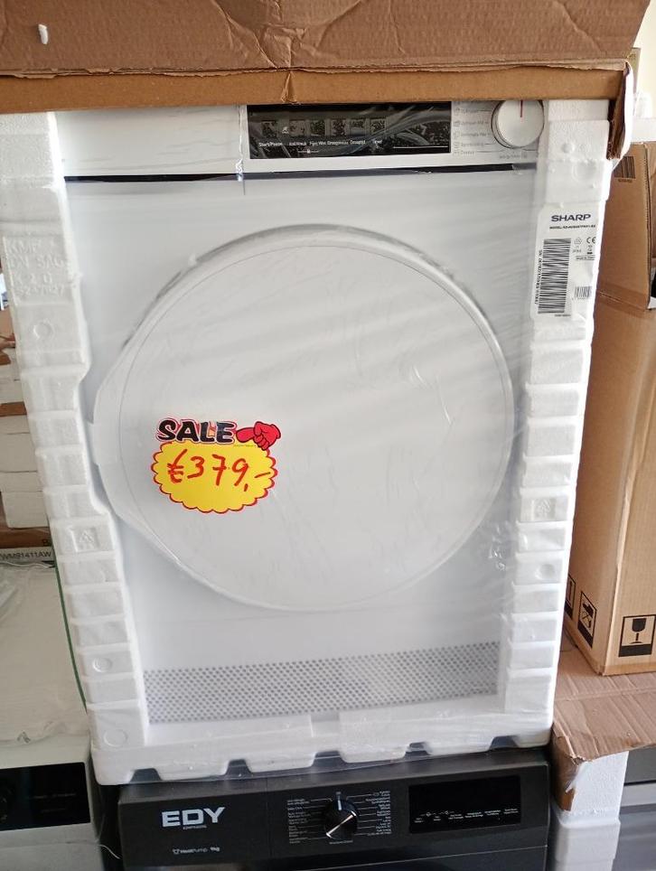 Laatste nieuwe 8 kg SHARP condensdroger voor 379 euro, Witgoed en Apparatuur, Wasdrogers, Nieuw, Condens, Voorlader, 8 tot 10 kg