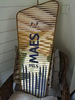 PRACHTIGE OUDE GROTE MAES PILS SPIEGEL 100X43 CM VINTAGE, Reclamebord, Gebruikt, Ophalen of Verzenden, MAES PILS