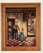 Geborduurde schilderij, Antiek en Kunst, Ophalen