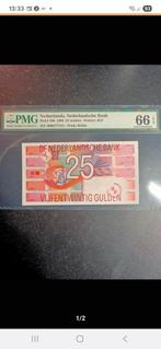25 Gulden 1989 PMG66, Postzegels en Munten, Bankbiljetten | Nederland, Ophalen of Verzenden, 25 gulden, Los biljet