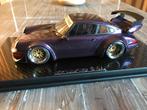 Porsche 964 RWB 1:18 paars, Hobby en Vrije tijd, Modelauto's | 1:18, Ophalen of Verzenden, Nieuw, Auto, Bburago