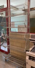 5 stapelbare verkoop manden met tussenschot, Ophalen, Zo goed als nieuw