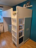 Ikea Stuva hoogslaper blauw, Ophalen, Zo goed als nieuw, Hoogslaper