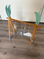 Houten Babygym met leuke hangende speeltjes, Ophalen of Verzenden, Zo goed als nieuw, Babygym, Met geluid