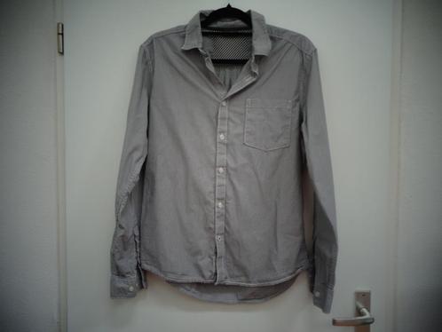 Esprit bloes met lange mouwen, grijs wit, maat M, Kleding | Dames, Blouses en Tunieken, Zo goed als nieuw, Maat 38/40 (M), Grijs