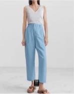 Drykorn - Prachtige linnenmix broek maat 33 - Nieuw €139, Kleding | Dames, Drykorn, Blauw, Maat 42/44 (L), Nieuw