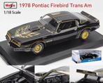 1:18 Pontiac Firebird Trans Am 1978 Zwart/Goud Maisto, Ophalen of Verzenden, Nieuw, Auto, Maisto