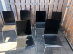 STAPEL / KEUKEN STOEL IKEA MARTIN 18700 6 STUKS, Ophalen, Gebruikt, Zwart, Zweeds design