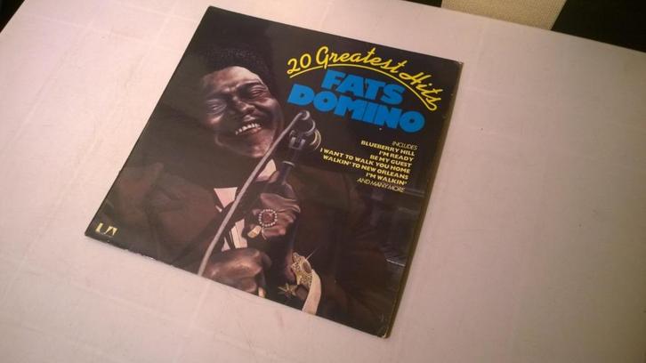 Fats domino ‎– 20 greatest hits, Cd's en Dvd's, Vinyl | Jazz en Blues, Gebruikt, Blues, 1960 tot 1980, 12 inch, Ophalen