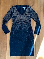 Prachtige jurk van Joseph Ribkoff jurk blauw goud mt 38, Maat 38/40 (M), Blauw, Joseph Ribkoff, Nieuw