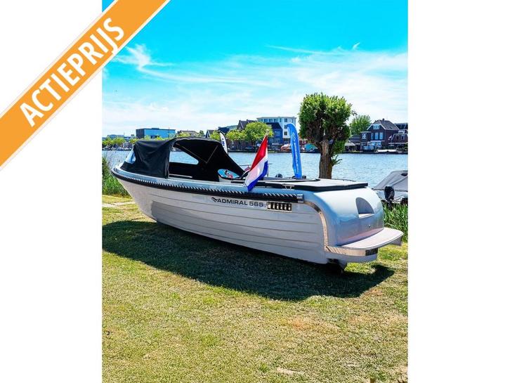 ACTIE: Admiral 565 Showmodel | Moderne sloep | 20PK Suzuki, Watersport en Boten, Sloepen, Nieuw, 10 tot 30 pk, 3 tot 6 meter, Buitenboordmotor