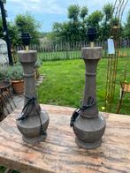Stoere houten lamp, Huis en Inrichting, Lampen | Tafellampen, Ophalen, 50 tot 75 cm, Nvt, Nvt