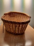 Rieten fietsmand, Ophalen, Zo goed als nieuw, Fietsmand, Stuurbevestiging