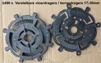 240 Verstelbare vloerdragers / terrasdragers 17-30mm, Ophalen, Zo goed als nieuw, Kunststof