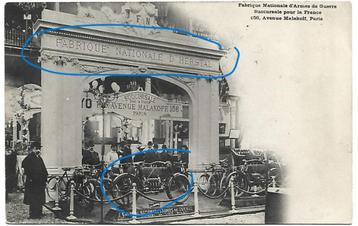 FN Herstal 4 cylinder 1905 ansichtkaart motor beschikbaar voor biedingen