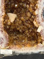 Citrien geode /Kathedraal, Verzamelen, Mineralen en Fossielen, Ophalen of Verzenden, Mineraal
