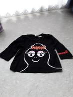 Zwart Zgan barbapapa  shirt maat 62 MERK H & M, Ophalen of Verzenden, Zo goed als nieuw, Jongetje, Shirtje of Longsleeve