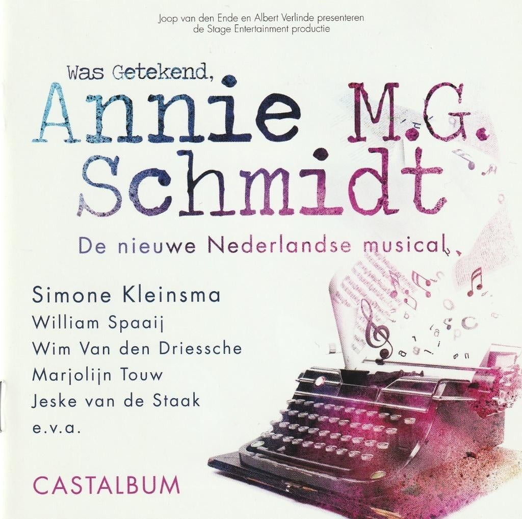 Was getekend, Annie M.G. Schmidt - NL Musical nieuwstaat, Ophalen of Verzenden, Zo goed als nieuw, Soundtrack of Musical